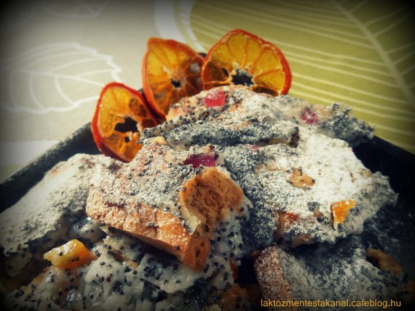 Laktózmentes Fakanál Mákos guba laktózmentes gluténmentes tejfehérjementes tejmentes cukormentes candida diéta Karácsonyi 01