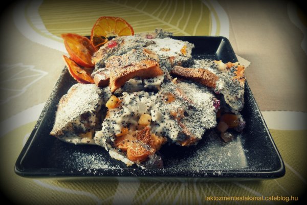 Laktózmentes Fakanál Mákos guba laktózmentes gluténmentes tejfehérjementes tejmentes cukormentes candida diéta Karácsonyi 02