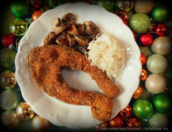 Ünnepi tálalásban a halacska